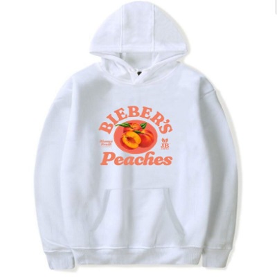 Drew house JB peaches white hoodie