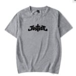 Drew house justic logo gray tee