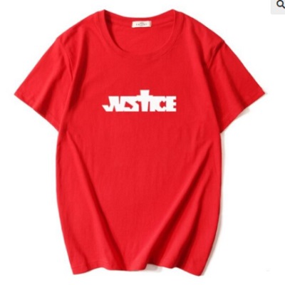 Drew house justic logo red tee