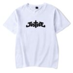 Drew house justic logo white tee